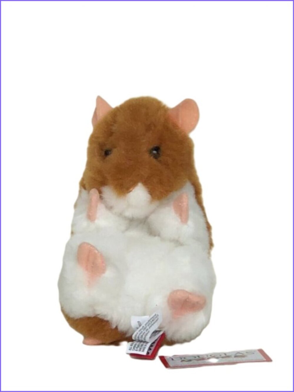 Douglas Plush Baby Hamster Lil' Handful Stuffed Animal 6"New w/Tag